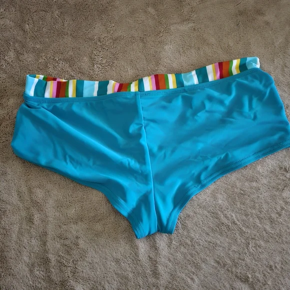 Surf Side Swimming Suit Button. Size XL. Color Blue. - Picture 3 of 3